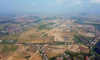 Hình ảnh Sân bay Gia Bình đang xây dựng